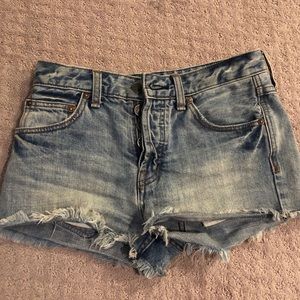 Free People Denim Shorts